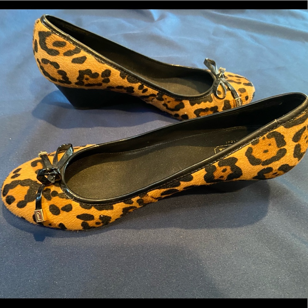 Coach 9.5 animal print shoes